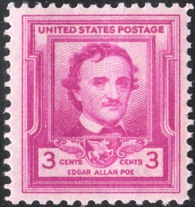 SC#986 3¢ Edgar Allan Poe Single (1949) MNH