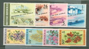 British Honduras #287-295 Mint (NH) Single (Complete Set) (Flowers)