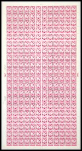 Sg XS16 6d Scotland cream Cyl 1 No Dot Full Sheet UNMOUNTED MINT 