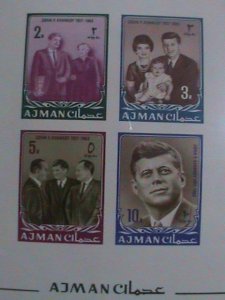 AJMAN-1963:- CENTENARY OF JOHN F. KENNEDY   MNH S/S SHEET. IMPERF: