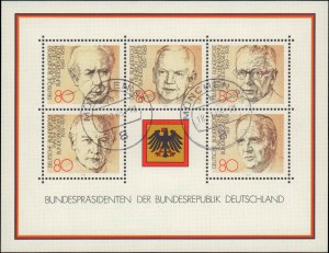 Germany #1384, Complete Set, 1982, Used