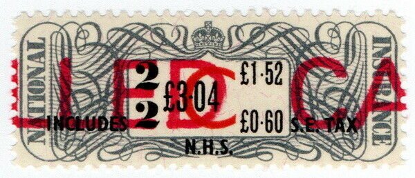 (I.B) Elizabeth II Revenue : National Insurance £3.04 (2 weeks)