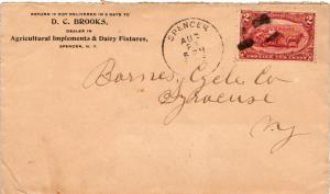 United States York Spencer 1898 cork killer  2c Trans Mississippi.