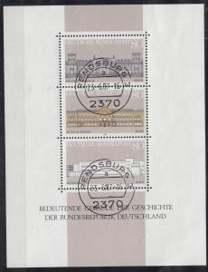 Germany - 1986 Historic Buildings Mi# Bl.20 (9207)