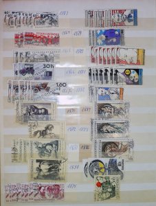 Czechoslovakia Collection Series and Commemoratives Stamps Used LR104P26-