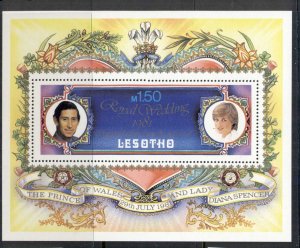 Lesotho 1981 Royal Wedding Charles & Diana MS MUH