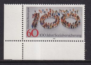 Germany  #1365  MNH  1981  social insurance