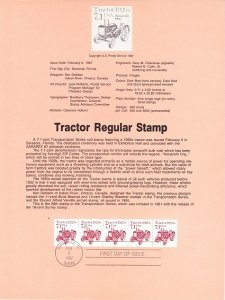 US SP679 Tractor Souvenir Page #2127