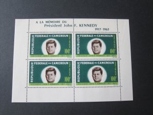 Cameroon 1964 Sc C52a John F Kennedy set MNH