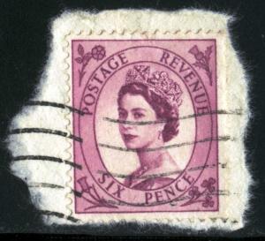 GREAT BRITAIN - SC #362 - USED ON PAPER - 1959 - Item GB107NS3