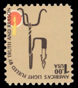 United States, 1930-Present #1610c Cat$17,000, 1979 $1 Rush Lamp and Candle H...