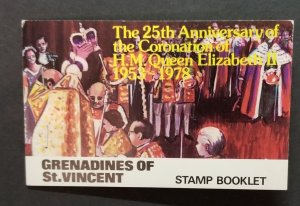 ST VINCENT 1978 Queen Elizabeth Stamp Booklet Complete Mint MNH Unused z8273