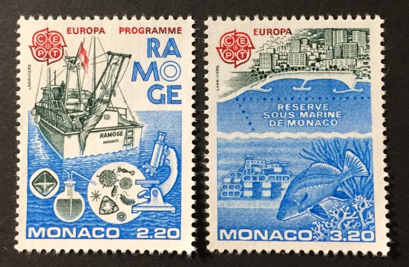 Monaco 1986 #1530-1, MNH?/Unused(see note) 2 Pics, CV $4