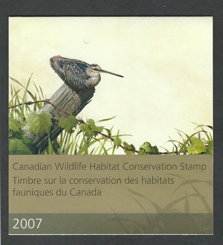 Canada MNH Wildlife Conservation  Booklet  FWH23