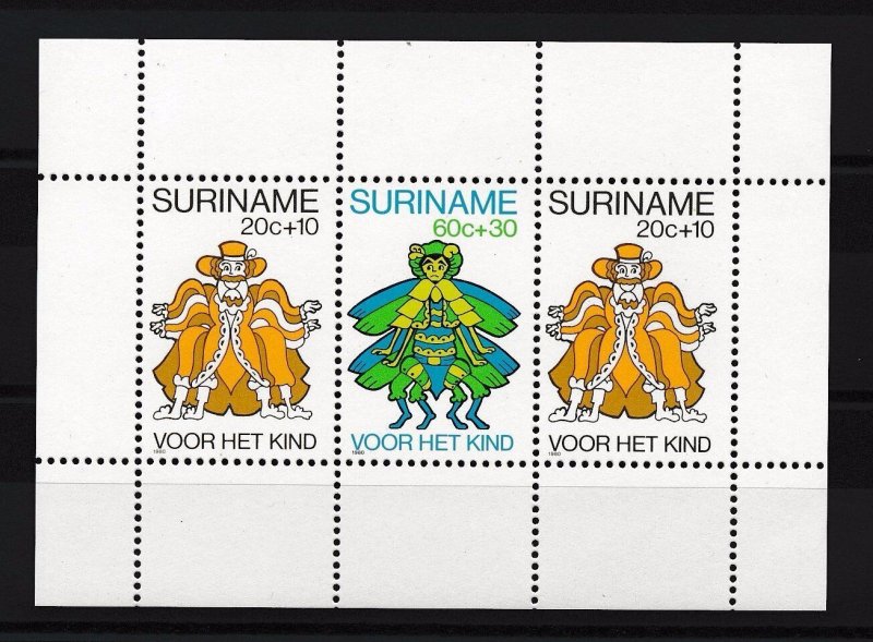 [SU229] Suriname Surinam 1980 Childrens Welfare Souvenir Sheet MNH