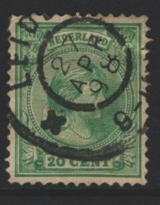 Netherlands Sc#46a Used