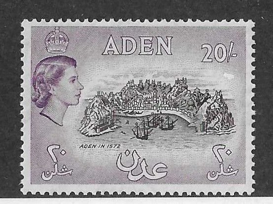 Aden Sc #61A  20sh  NH VF