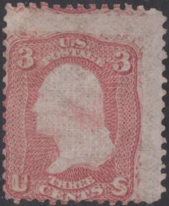 #85C 3c 1867 Z GRILL MINT OF LH WITH PF CERT (RARE) CV $25,000 BL194