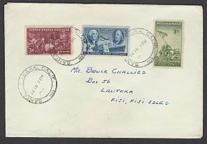 USA 1955  cover with nice franking to LAUTOKA, FIJI.........................L972