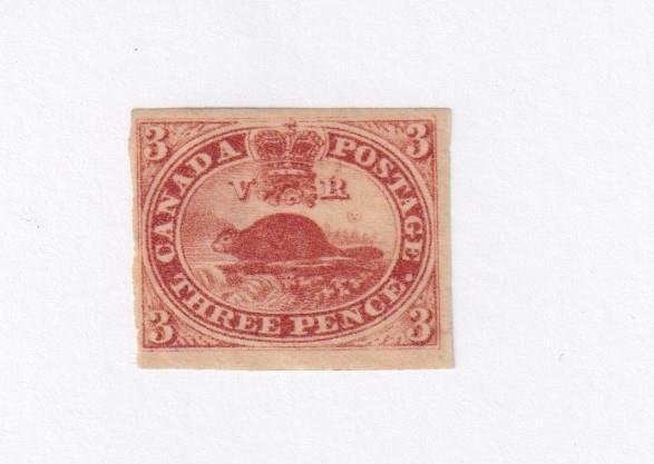 CANADA # 4 VF-MLH 3 cents BEAVER REALLY HARD TO GET MLH
