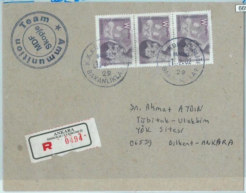 66964 - TURKEY - Postal History -  Turkish Peace Forces in MACEDONIA - SFOR 2002