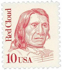 1986-94 Red Cloud Native American Single 10c Postage Stamp - Sc# 2175- MNH