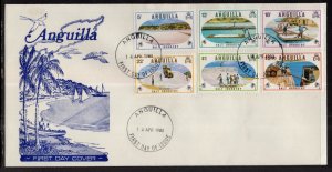 Anguilla 381-386 U/A FDC