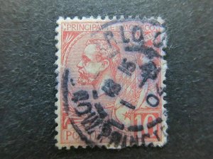 A4P47F17 Monaco 1891-1921 10c used-