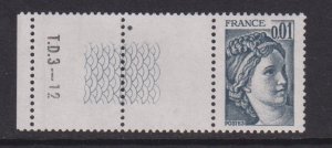 France  #1560  MNH  1978   Sabine  1c