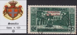 Italy Somalia n. 123 used