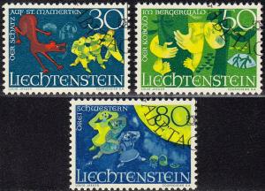 Liechtenstein - 1968 - Scott #443-45 - used - Fairy Tales