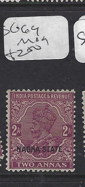 INDIA  NABHA   (P2508B)   KGV   2A   SG 64       MOG