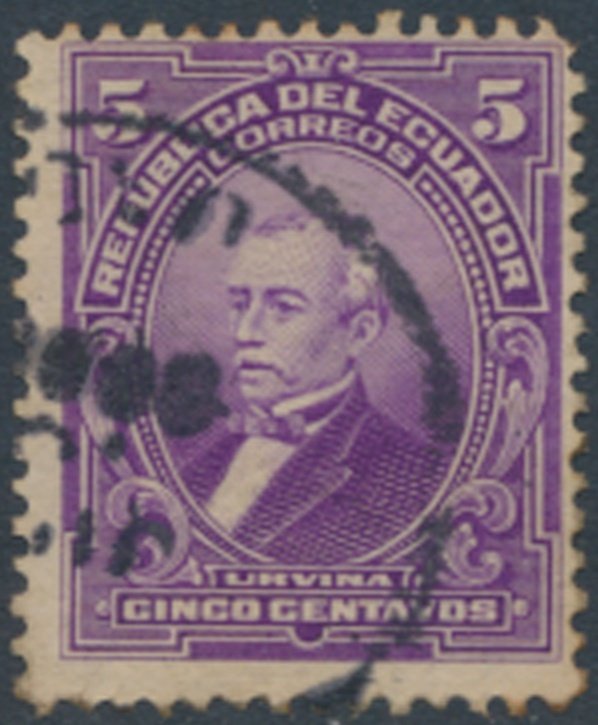 Ecuador  Sc# 207  Used   Urvina  see details  / scans
