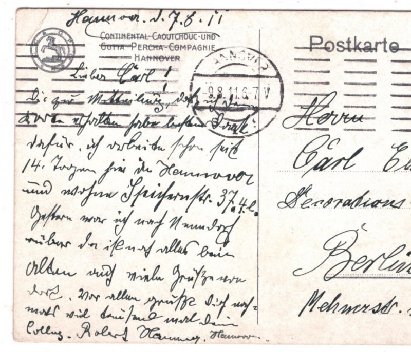 GERMANY Zeppelin Airships 1911 PIONEER AVIATION Card *CONTINENTAL* ADVERT KZ298