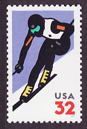 3180 Alpine Skiing mint single