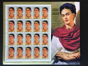 2001 sheet Frida Kahlo Sc# 3509