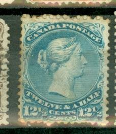 Canada 28 unused no gum toning CV $1250