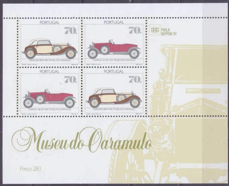 1991 Portugal 1892-93/B81 Cars 5,50 €