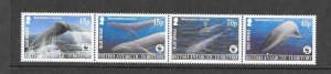 WHALES - BRITISH ANTARCTIC TERRITORY #326-9  MNH