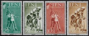 Ifni #84-5, B36-7 MNH Set - Sports Players