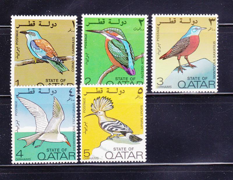 Qatar 279-283 MNH Birds