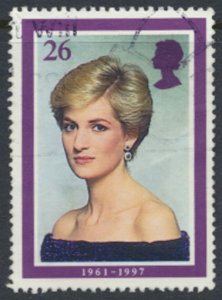GB   Sc# 1795  SG 2025  Used Princes Diana 1998  see details  / scans
