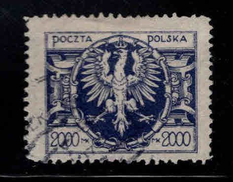 Poland Scott 169B Used stamp