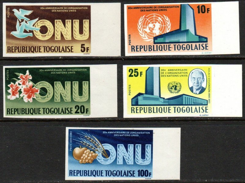 Togo Sc #545-548, C48 MNH Imperforate