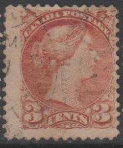 Canada Scott #37a Stamp - Used Single