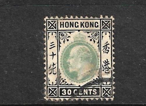 HONG KONG 1904  30c KEVII  FU   SG 84 