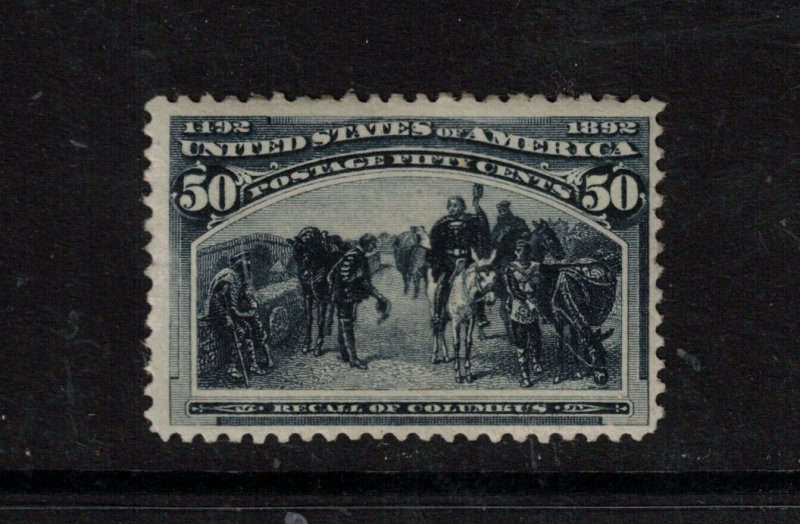 USA #240 Mint Fine Never Hinged - Trivial Gum Disturbance At Upper Left 