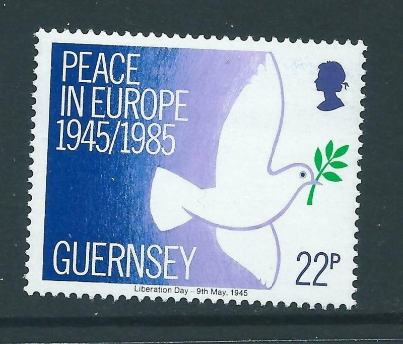 GUERNSEY SG337 1985 40th ANNIV OF PEACE IN EUROPE MNH