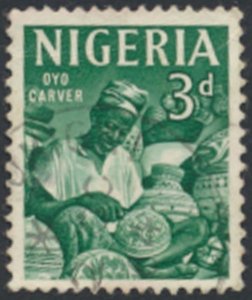 Nigeria  SC#  105    Used  Carver see details & scans