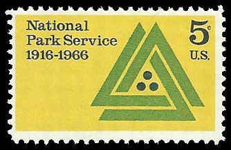 PCBstamps   US #1314 5c National Park Service, MNH, (10)